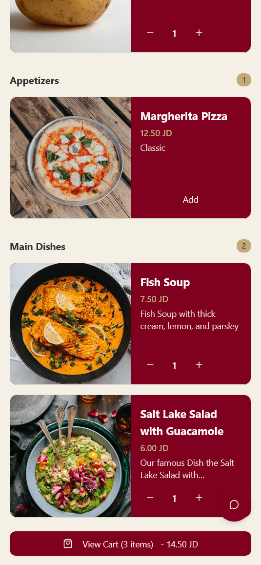 Mobile Order Management